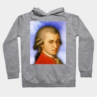 Wolfgang Amadeus Mozart Portrait | Wolfgang Amadeus Mozart Artwork 15 Hoodie